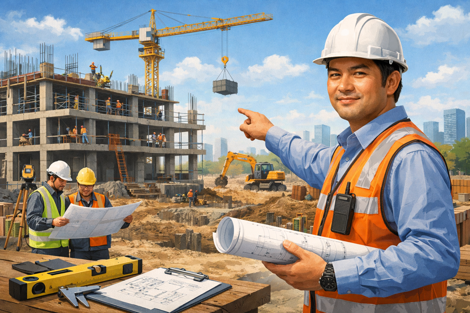 Giám thi công xây dựng